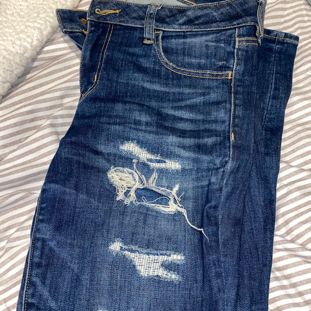 American Eagle medium wash jeggings